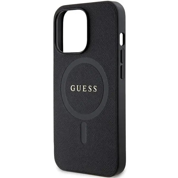 Guess GUHMP13LPSAHMCK case for iPhone 13 Pro / 13 - black Saffiano MagSafe - Cell phone cases and covers<<<HurtelXML