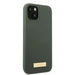 Guess GUHMP13MSBPLA iPhone 13 6.1’’ green/khaki hard case Silicone Logo Plate MagSafe - Cell phone cases