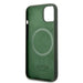 Guess GUHMP13MSBPLA iPhone 13 6.1’’ green/khaki hard case Silicone Logo Plate MagSafe - Cell phone cases