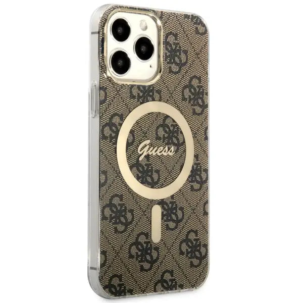 Guess GUHMP13XH4STW iPhone 13 Pro Max 6.7’’ brown/brown hardcase 4G MagSafe - Cell phone cases and covers<<<HurtelXML