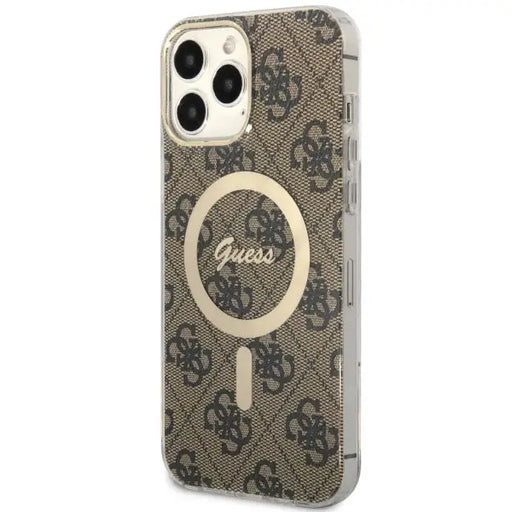 Guess GUHMP13XH4STW iPhone 13 Pro Max 6.7’’ brown/brown hardcase 4G MagSafe - Cell phone cases and covers<<<HurtelXML