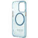 Guess GUHMP13XHTCMB iPhone 13 Pro Max 6.7’’ blue/blue hard case Gold Outline Translucent MagSafe - Cell phone cases