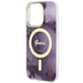 Guess GUHMP14LHTMRSU iPhone 14 Pro 6.1’’ purple/purple hardcase Golden Marble MagSafe - Cell phone cases