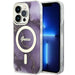 Guess GUHMP14LHTMRSU iPhone 14 Pro 6.1’’ purple/purple hardcase Golden Marble MagSafe - Cell phone cases
