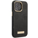 Guess GUHMP14LSAPSTK iPhone 14 Pro 6.1’’ black/black hardcase Peony Logo Plate MagSafe - Cell phone cases