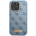 Guess GUHMP14LU4GPRB iPhone 14 Pro 6.1’’ blue/blue hard case 4G Logo Plate MagSafe - Cell phone cases