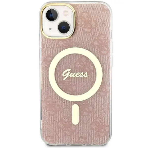 Guess GUHMP14MH4STP iPhone 14 Plus 6.7’’ pink/pink hardcase 4G MagSafe - Cell phone cases and covers<<<HurtelXML
