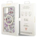 Guess GUHMP14MHCFWST iPhone 14 Plus 6.7’’ transparent hardcase Flower MagSafe - Cell phone cases and covers<<<HurtelXML