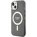 Guess GUHMP14MHCMCGK iPhone 14 Plus 6.7’’ black/black hardcase Glitter Gold MagSafe - Cell phone cases