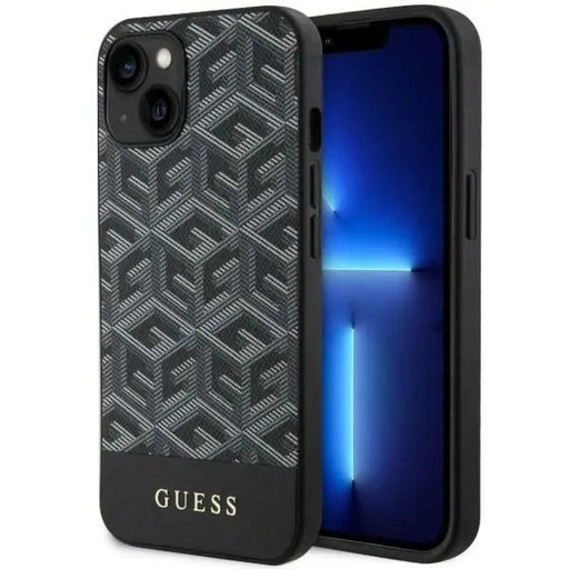 Guess GUHMP14MHGCFSEK iPhone 14 Plus 6.7’’ black/black hardcase GCube Stripes MagSafe - Cell phone cases