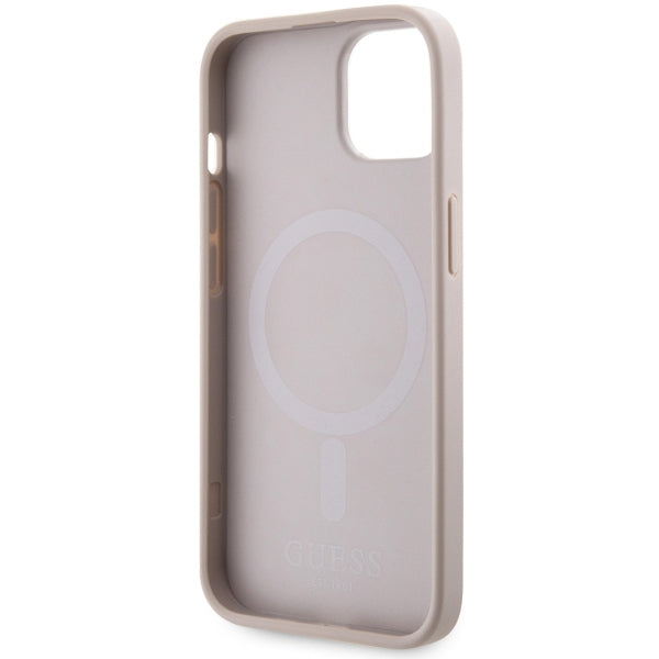Guess GUHMP14SHGCFSEP iPhone 14 6.1’’ pink/pink hard case GCube Stripes MagSafe - Cell phone cases