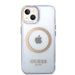 Guess GUHMP14SHTCMU iPhone 14 6.1’’ purple/purple hard case Gold Outline Translucent MagSafe - Cell phone cases