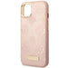 Guess GUHMP14SSAPSTP iPhone 14 6.1’’ pink/pink hardcase Peony Logo Plate MagSafe - Cell phone cases