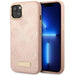 Guess GUHMP14SSAPSTP iPhone 14 6.1’’ pink/pink hardcase Peony Logo Plate MagSafe - Cell phone cases