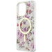Guess GUHMP14XHCFWST iPhone 14 Pro Max 6.7’’ transparent hardcase Flower MagSafe - Cell phone cases