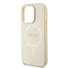 Guess GUHMP15XPSAHMCB iPhone 15 Pro Max 6.7’’ gold/gold hardcase Saffiano MagSafe - Cell phone cases