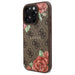 Guess GUHMP16LP4ROPEMCW iPhone 16 Pro 6.3’’ brown/brown hardcase 4G Flowers Print MagSafe - Cell phone cases