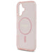 Guess GUHMP16SHFGEREP iPhone 16 6.1’’ pink/pink hardcase IML Glitter Circle MagSafe - Cell phone cases