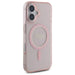 Guess GUHMP16SHFGEREP iPhone 16 6.1’’ pink/pink hardcase IML Glitter Circle MagSafe - Cell phone cases