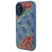 Guess GUHMP16SP4ROPEMCB iPhone 16 6.1’’ blue/blue hardcase 4G Flowers Print MagSafe - Cell phone cases