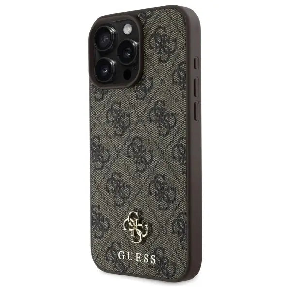 Guess GUHMP16XP4SM4MW iPhone 16 Pro Max 6.9’’ brown/brown hardcase 4G Small Classic MagSafe - Cell phone cases