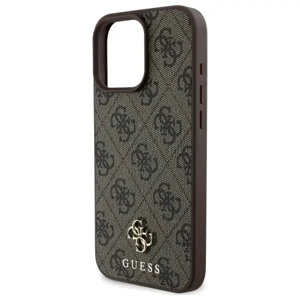 Guess GUHMP16XP4SM4MW iPhone 16 Pro Max 6.9’’ brown/brown hardcase 4G Small Classic MagSafe - Cell phone cases