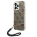 Guess GUOHCP14XH4STW iPhone 14 Pro Max 6.7 ’brown / brown hardcase 4G Print Strap - Cell phone cases