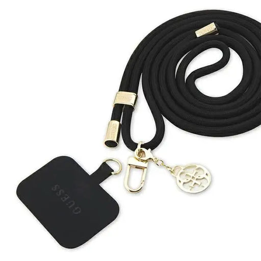 Guess GUOUCNMG4EK Universal CBDY Cord Strap black/black Nylon 4G Metal Charm - Other cell phone equipment<<<HurtelXML