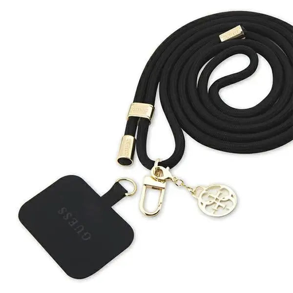 Guess GUOUCNMG4EK Universal CBDY Cord Strap black/black Nylon 4G Metal Charm - Other cell phone equipment<<<HurtelXML