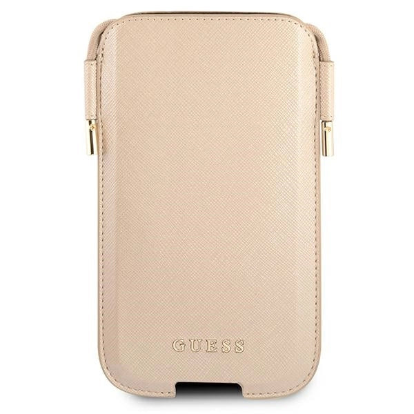 Guess Handbag GUHCP12MSAPSLG 6.1’’ gold/gold Saffiano - Others<<<HurtelXML