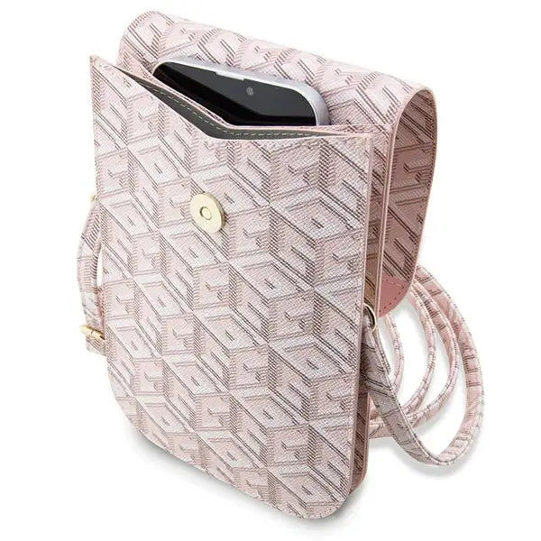 Guess Handbag GUWBHGCFSEP pink/pink GCube Stripe - Others<<<HurtelXML