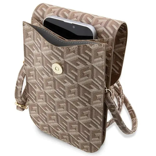 Guess Handbag GUWBHGCFSEW brown/brown GCube Stripe - Others<<<HurtelXML