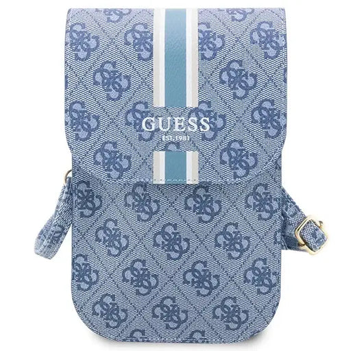 Guess handbag GUWBP4RPSB - blue 4G Stripes - Others<<<HurtelXML