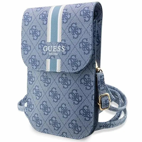 Guess handbag GUWBP4RPSB - blue 4G Stripes - Others<<<HurtelXML