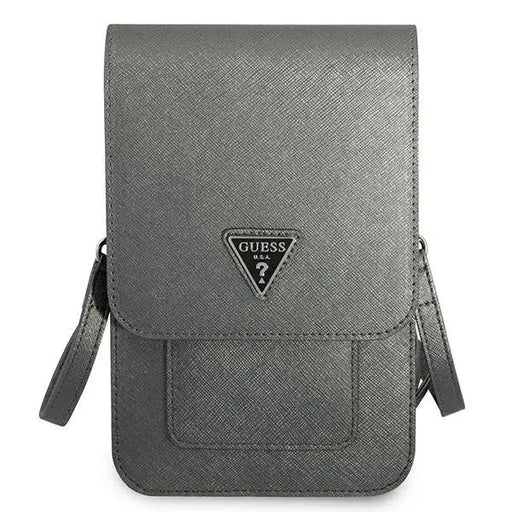 Guess Handbag GUWBSATMGR gray / gray Saffiano Triangle - Others<<<HurtelXML