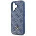 Guess HC PU 4G Small 4G and Classic Case for iPhone 16 MagSafe - Blue - Cell phone cases and covers<<<HurtelXML