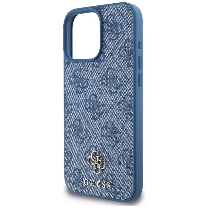 Guess HC PU 4G Small 4G and Classic Case for iPhone 16 Pro MagSafe - Blue - Cell phone cases and covers<<<HurtelXML