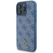 Guess HC PU 4G Small 4G and Classic Case for iPhone 16 Pro MagSafe - Blue - Cell phone cases and covers<<<HurtelXML