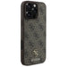 Guess HC PU 4G Small 4G and Classic Case for iPhone 16 Pro MagSafe - Brown - Cell phone cases and covers<<<HurtelXML