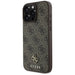 Guess HC PU 4G Small 4G and Classic Case for iPhone 16 Pro MagSafe - Brown - Cell phone cases and covers<<<HurtelXML