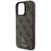 Guess HC PU 4G Small 4G and Classic Case for iPhone 16 Pro MagSafe - Brown - Cell phone cases and covers<<<HurtelXML