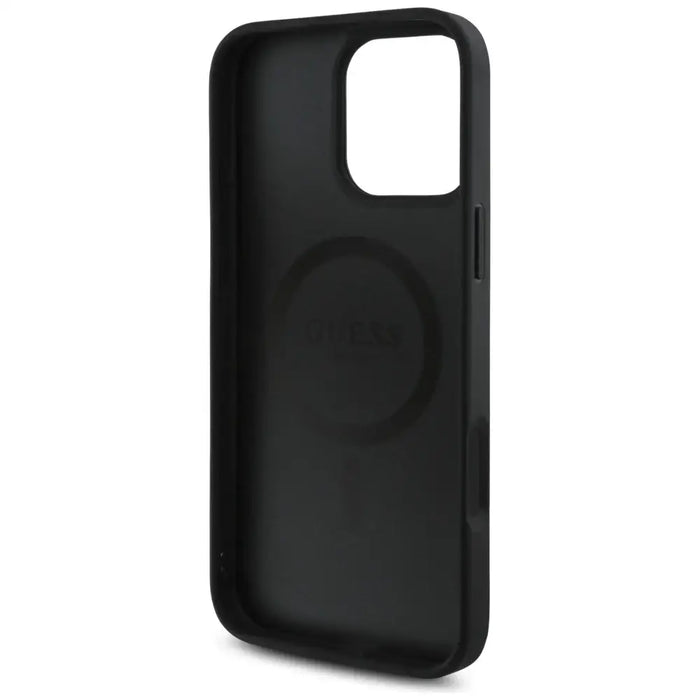 Guess HC PU 4G Small 4G and Classic Case for iPhone 16 Pro Max MagSafe - Black - Cell phone cases and covers<<<HurtelXML