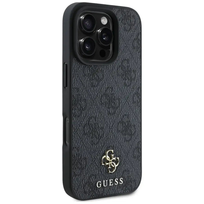 Guess HC PU 4G Small 4G and Classic Case for iPhone 16 Pro Max MagSafe - Black - Cell phone cases and covers<<<HurtelXML