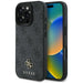 Guess HC PU 4G Small 4G and Classic Case for iPhone 16 Pro Max MagSafe - Black - Cell phone cases and covers<<<HurtelXML
