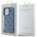 Guess HC PU 4G Small 4G and Classic Case for iPhone 16 Pro Max MagSafe - Blue - Cell phone cases and covers<<<HurtelXML