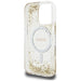 Guess HC Resin Bottom Glitter MagSafe case for iPhone 16 Pro Max - gold - Cell phone cases and covers<<<HurtelXML