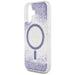 Guess HC Resin Bottom Glitter MagSafe case for iPhone 16 - purple - Cell phone cases and covers<<<HurtelXML