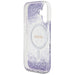 Guess HC Resin Bottom Glitter MagSafe case for iPhone 16 - purple - Cell phone cases and covers<<<HurtelXML