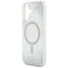 Guess HC Resin Bottom Glitter MagSafe case for iPhone 16 - silver - Cell phone cases and covers<<<HurtelXML