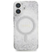 Guess HC Resin Bottom Glitter MagSafe case for iPhone 16 - silver - Cell phone cases and covers<<<HurtelXML